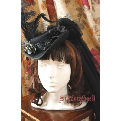 Surface Spell Gothic Lady In Black Hat